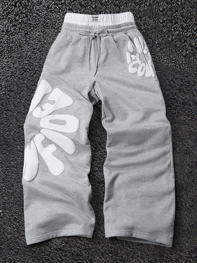 Graphic Wide Joggers