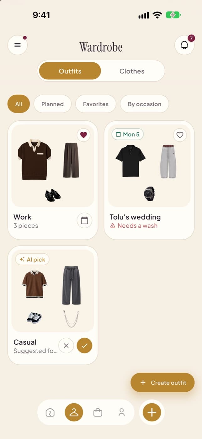 Peffet Outfits screen